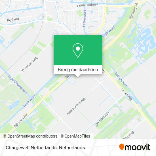 Chargewell Netherlands kaart