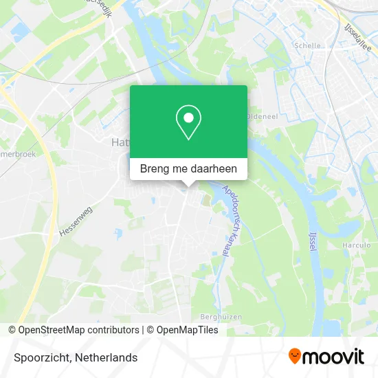 Spoorzicht kaart