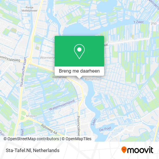 Sta-Tafel.Nl kaart