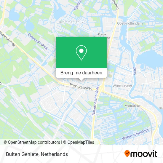 Buiten Geniete kaart