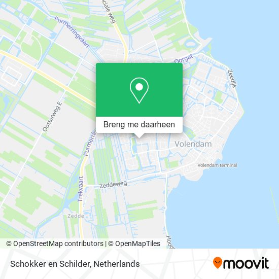 Schokker en Schilder kaart