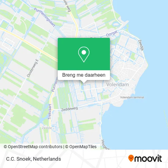 C.C. Snoek kaart