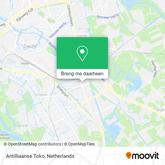 Antilliaanse Toko kaart
