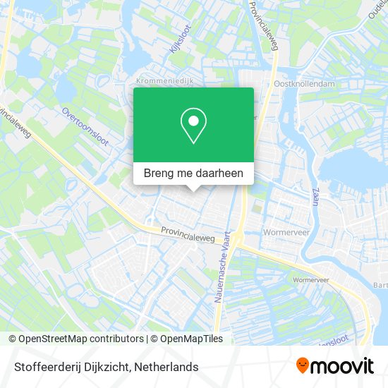 Stoffeerderij Dijkzicht kaart