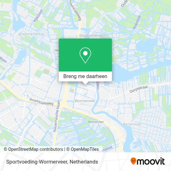 Sportvoeding-Wormerveer kaart