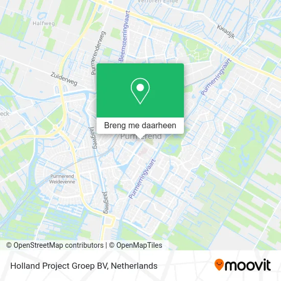 Holland Project Groep BV kaart