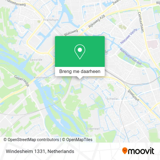 Windesheim 1331 kaart