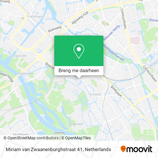 Miriam van Zwaanenburghstraat 41 kaart