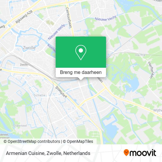 Armenian Cuisine, Zwolle kaart