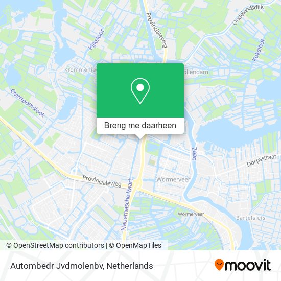 Autombedr Jvdmolenbv kaart