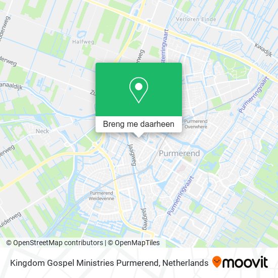 Kingdom Gospel Ministries Purmerend kaart