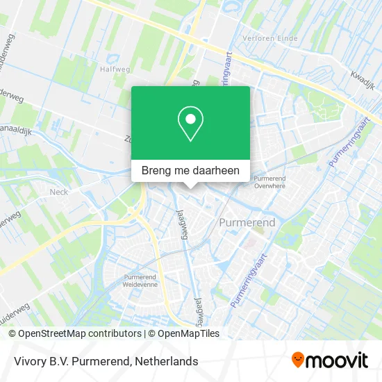 Vivory B.V. Purmerend kaart