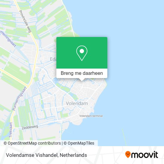 Volendamse Vishandel kaart