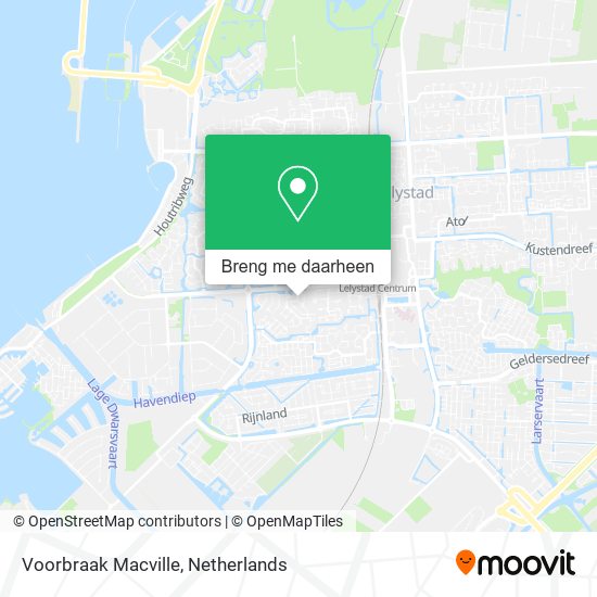 Voorbraak Macville kaart