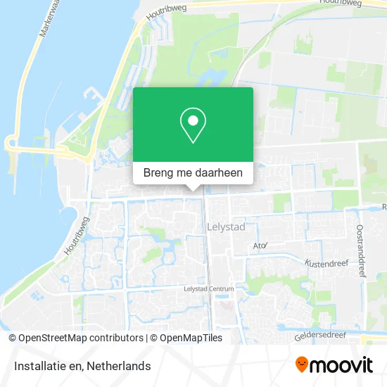 Installatie en kaart