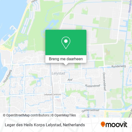 Leger des Heils Korps Lelystad kaart