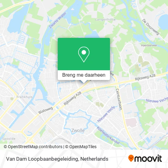 Van Dam Loopbaanbegeleiding kaart