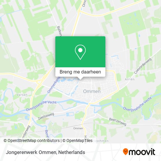 Jongerenwerk Ommen kaart
