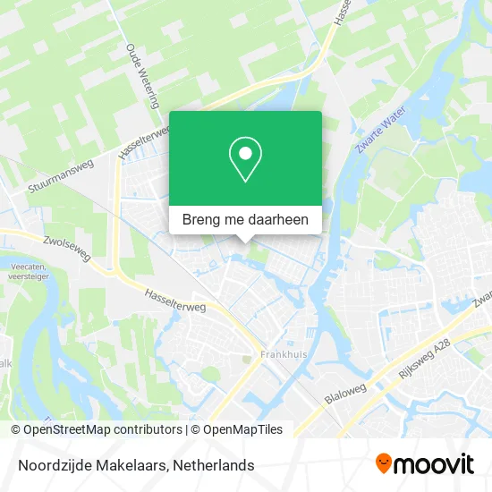 Noordzijde Makelaars kaart