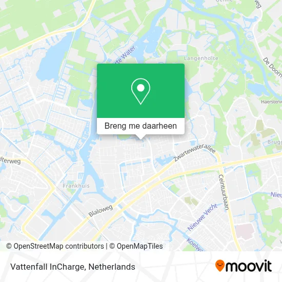 Vattenfall InCharge kaart