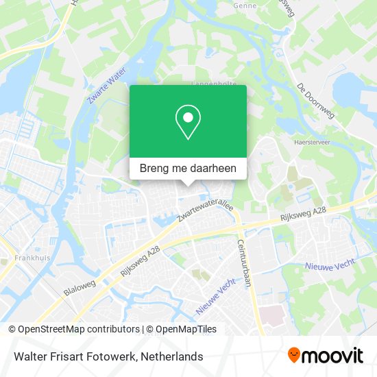 Walter Frisart Fotowerk kaart