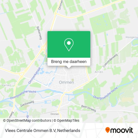 Vlees Centrale Ommen B.V kaart