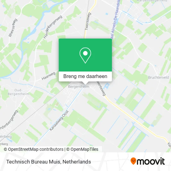 Technisch Bureau Muis kaart
