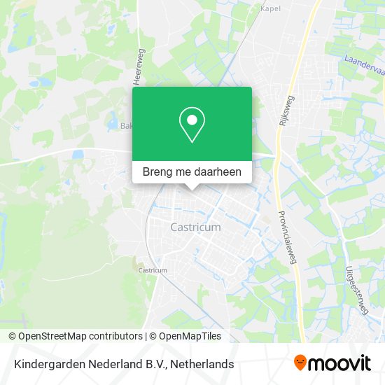 Kindergarden Nederland B.V. kaart
