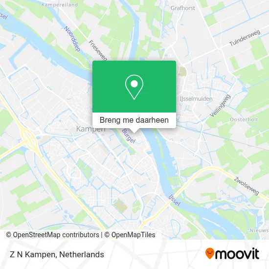 Z N Kampen kaart