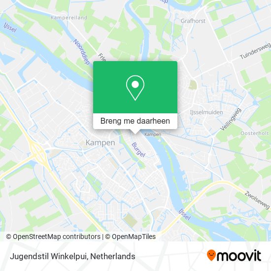 Jugendstil Winkelpui kaart