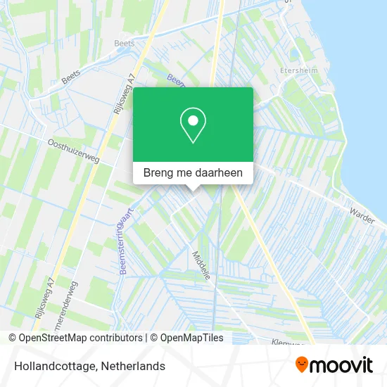 Hollandcottage kaart