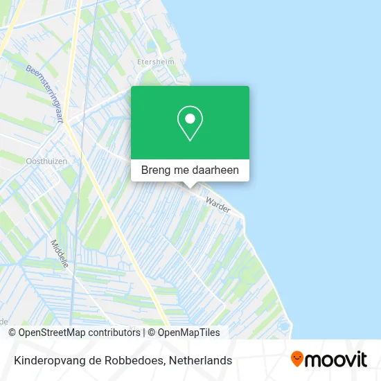 Kinderopvang de Robbedoes kaart