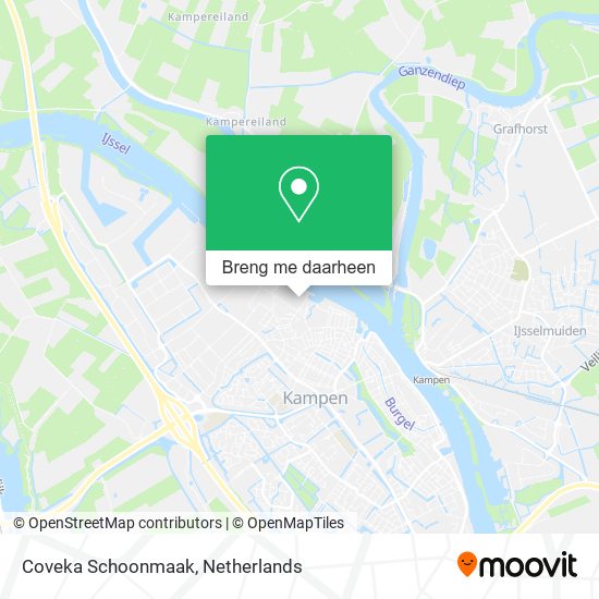Coveka Schoonmaak kaart