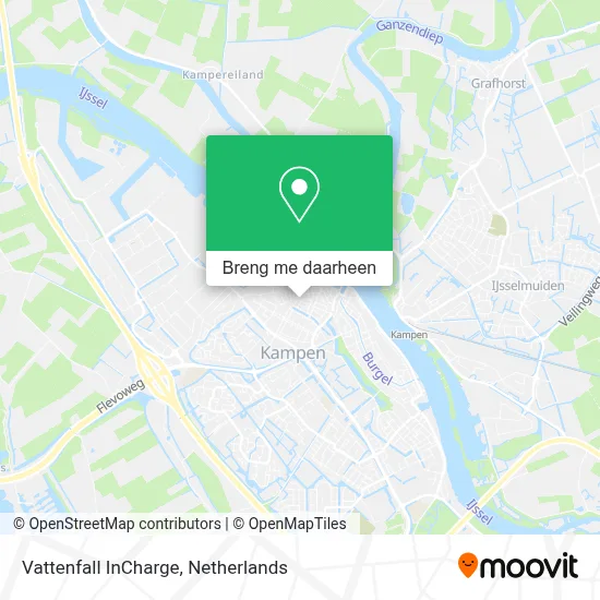 Vattenfall InCharge kaart