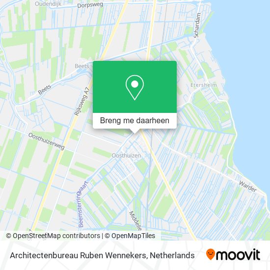 Architectenbureau Ruben Wennekers kaart
