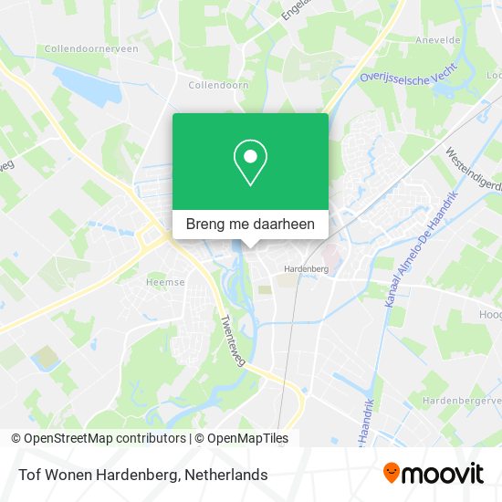 Tof Wonen Hardenberg kaart