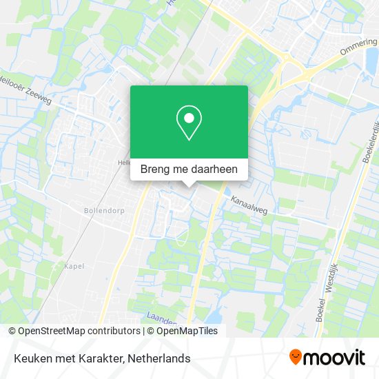Keuken met Karakter kaart