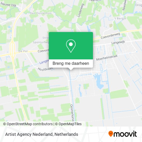 Artist Agency Nederland kaart
