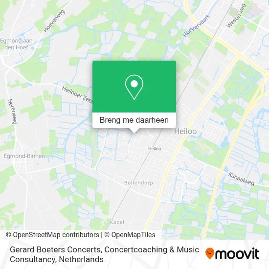 Gerard Boeters Concerts, Concertcoaching & Music Consultancy kaart