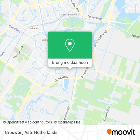 Brouwerij Astr kaart