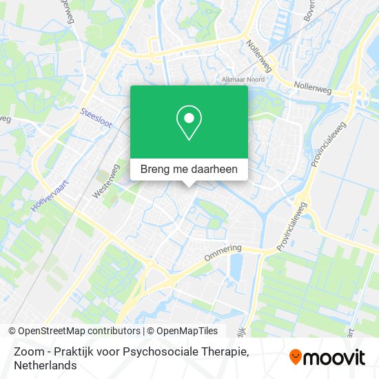 Zoom - Praktijk voor Psychosociale Therapie kaart