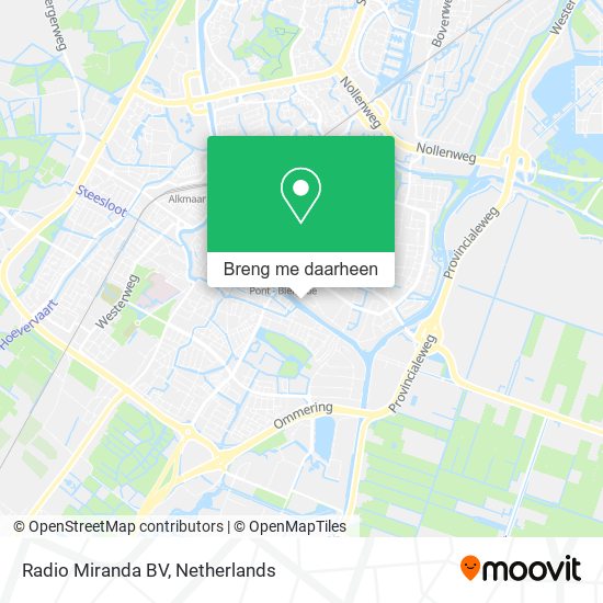 Radio Miranda BV kaart