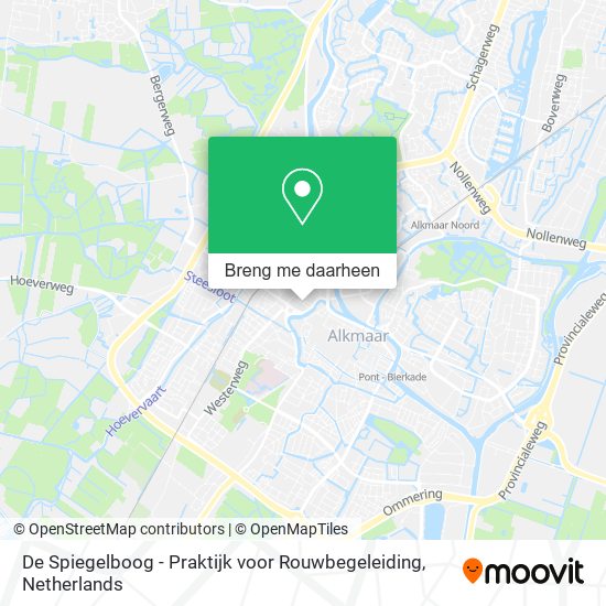 De Spiegelboog - Praktijk voor Rouwbegeleiding kaart