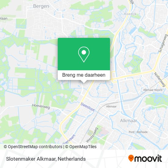 Slotenmaker Alkmaar kaart