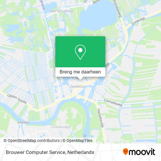 Brouwer Computer Service kaart