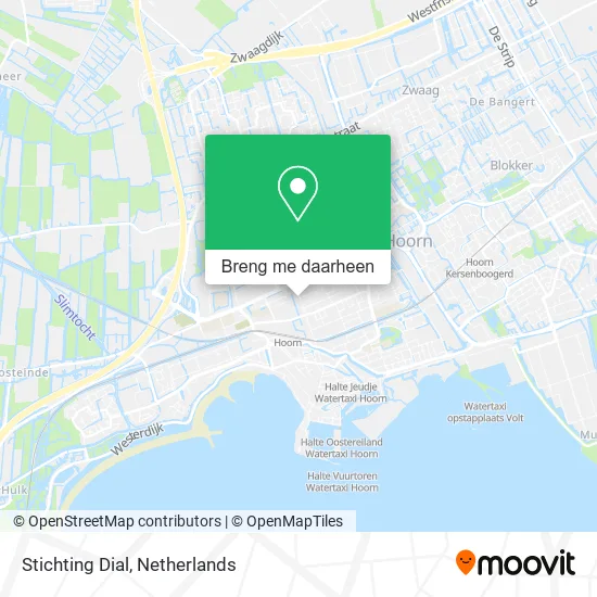 Stichting Dial kaart