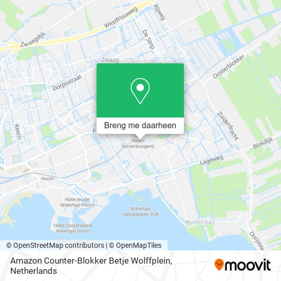 Amazon Counter-Blokker Betje Wolffplein kaart