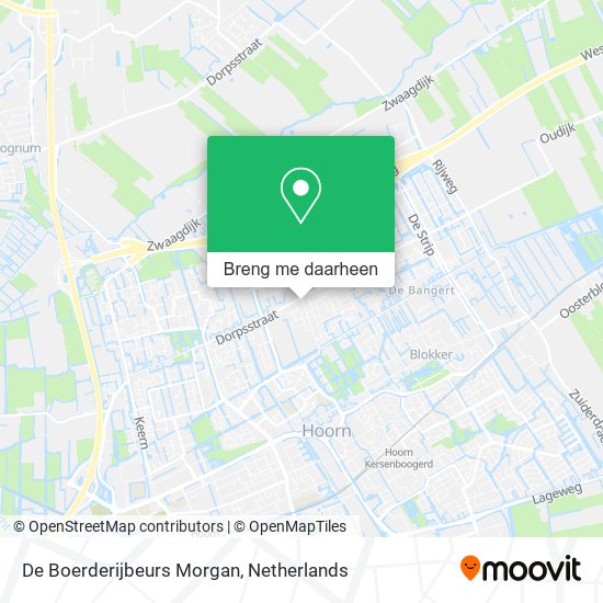 De Boerderijbeurs Morgan kaart