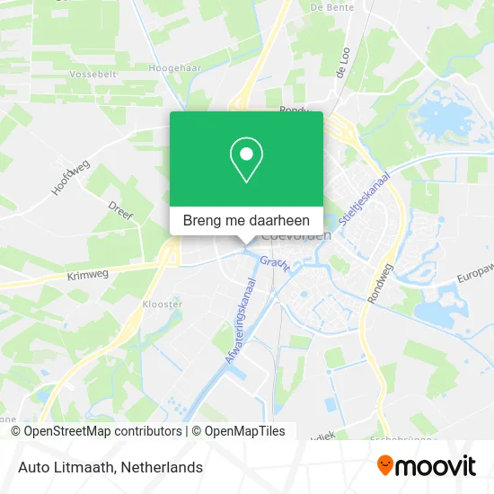 Auto Litmaath kaart