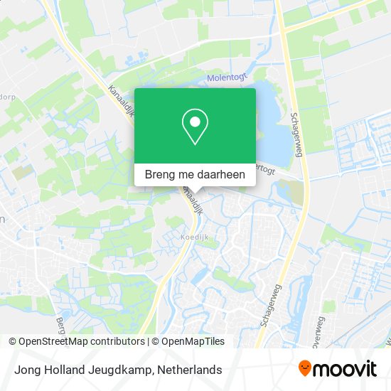 Jong Holland Jeugdkamp kaart